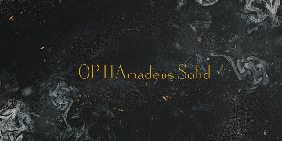 Fonte OPTIAmadeus Solid