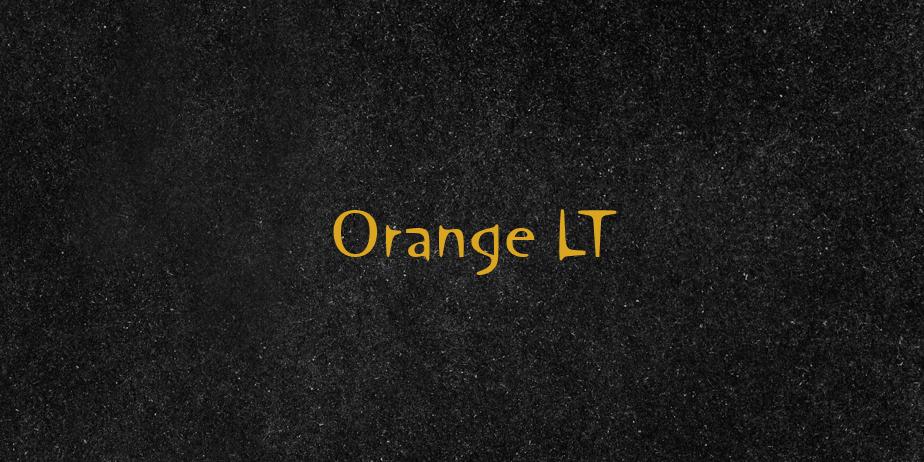 Fonte Orange LT