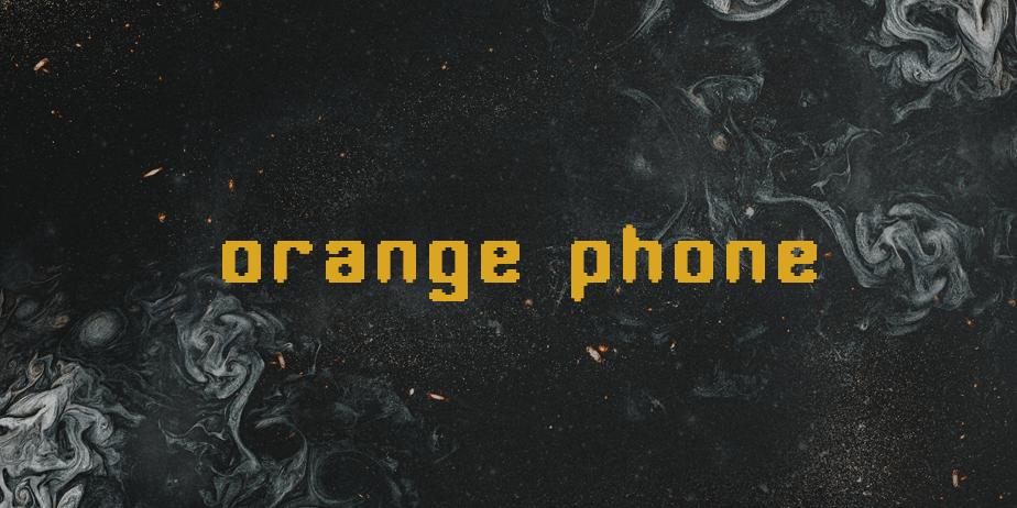 Fonte orange phone