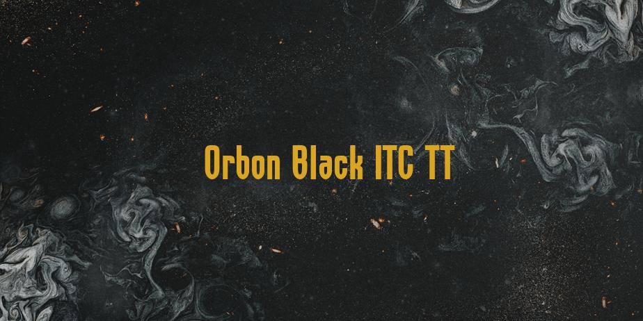 Fonte Orbon Black ITC TT