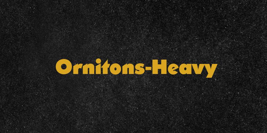 Fonte Ornitons-Heavy