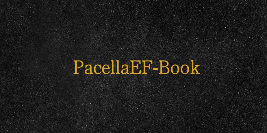 Fonte PacellaEF-Book