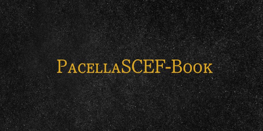 Fonte PacellaSCEF-Book