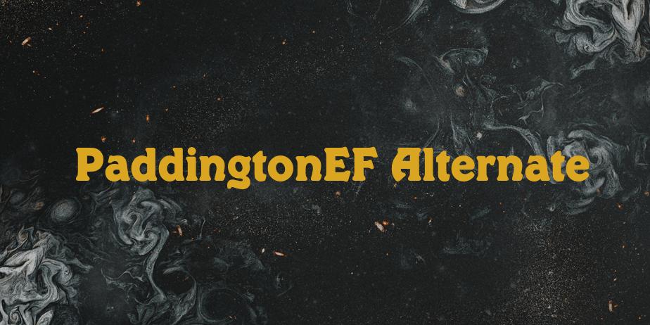 Fonte PaddingtonEF Alternate