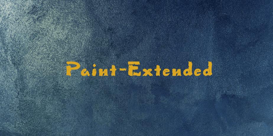 Fonte Paint-Extended