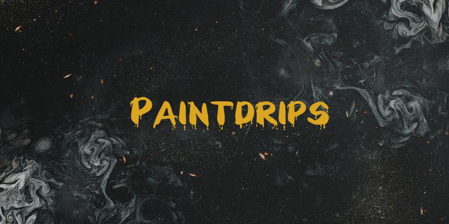 Fonte Paintdrips