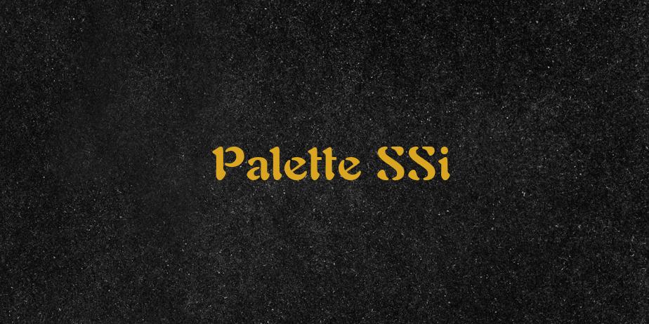 Fonte Palette SSi