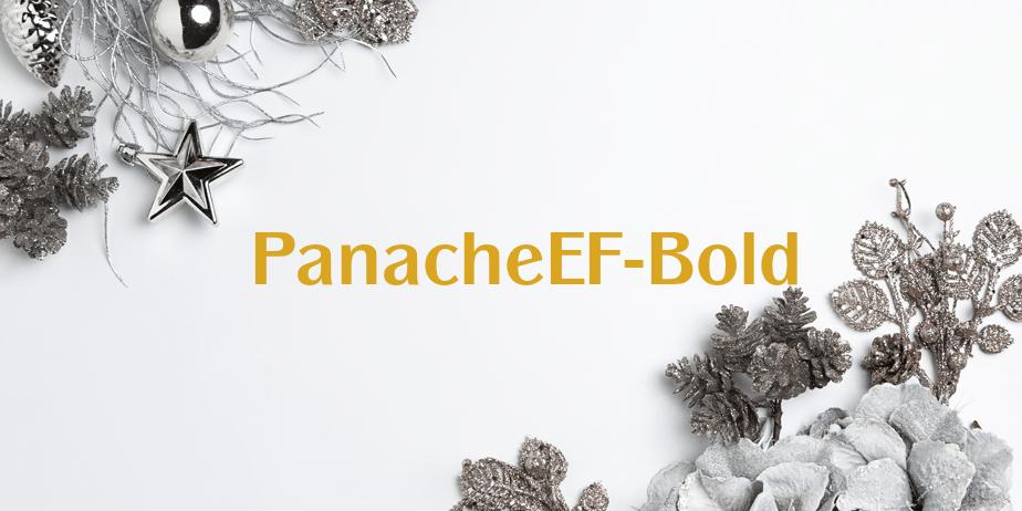 Fonte PanacheEF-Bold