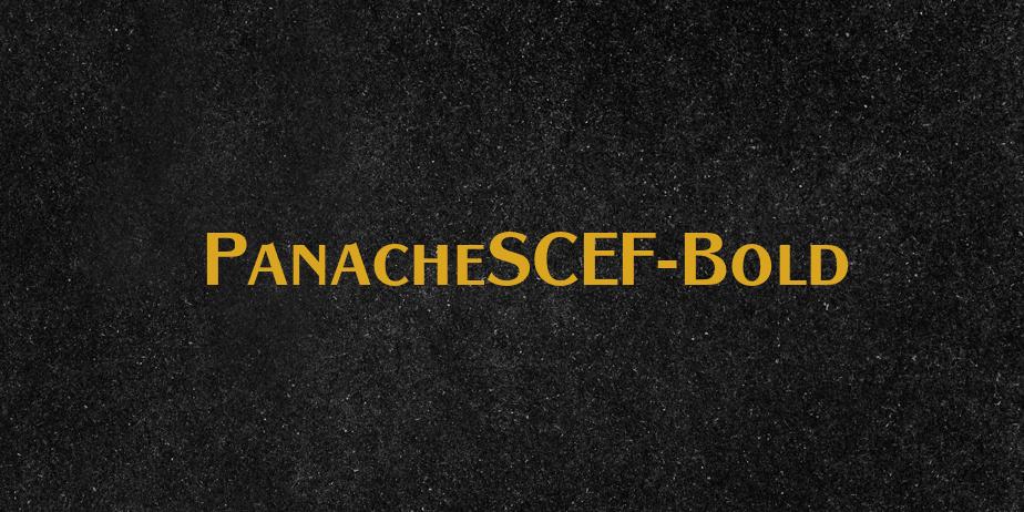 Fonte PanacheSCEF-Bold