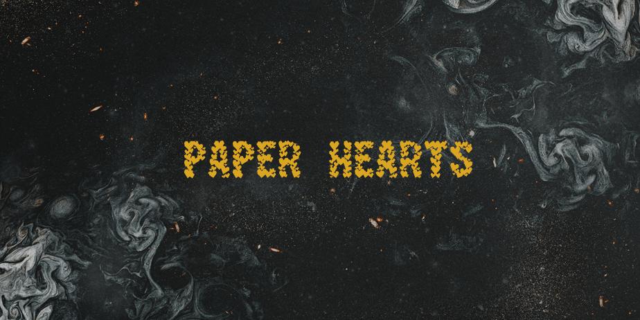 Fonte Paper Hearts