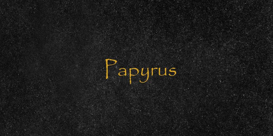 Fonte Papyrus