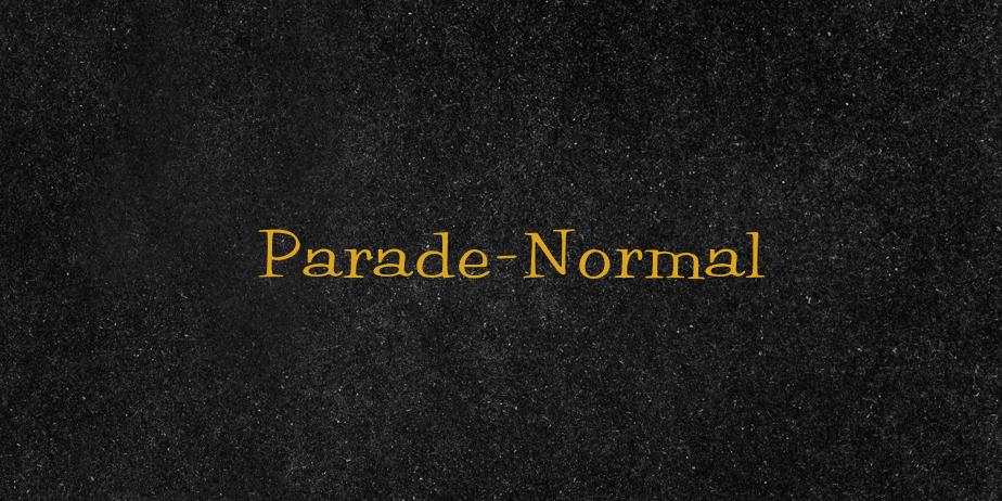 Fonte Parade-Normal