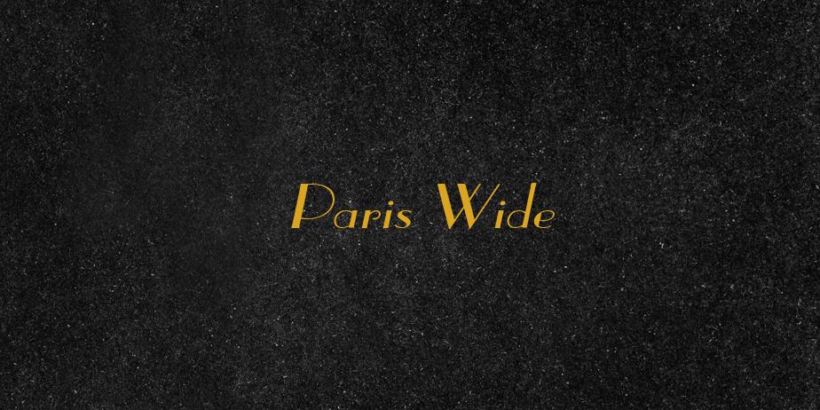 Fonte Paris Wide