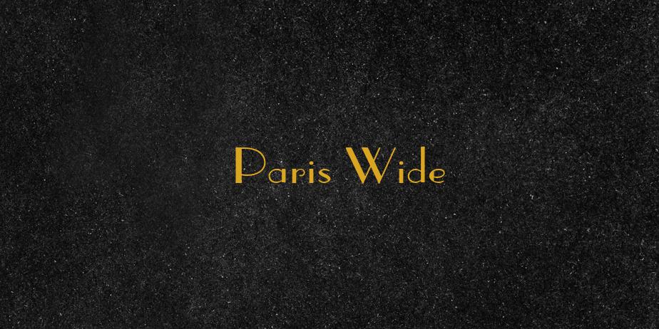 Fonte Paris Wide