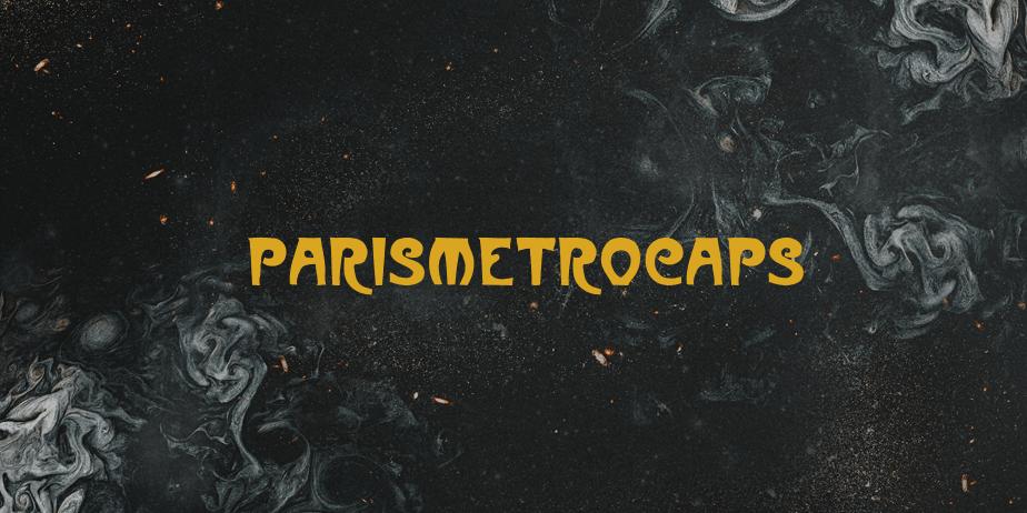 Fonte ParisMetroCaps