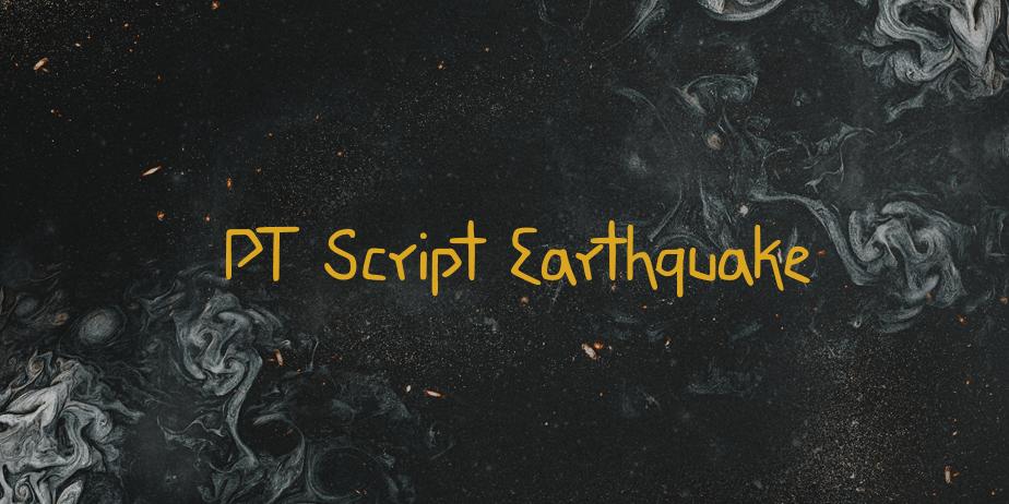 Fonte PT Script Earthquake