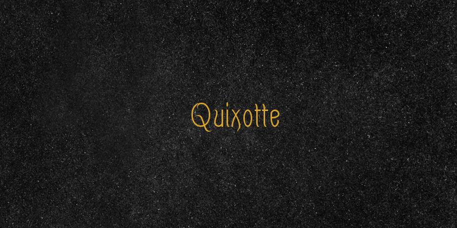 Fonte Quixotte