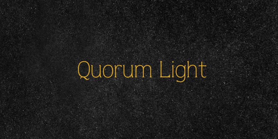 Fonte Quorum Light