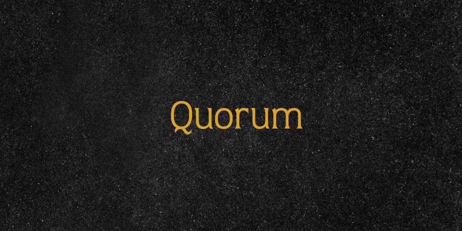 Fonte Quorum