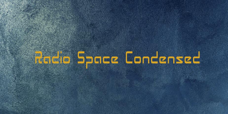 Fonte Radio Space Condensed