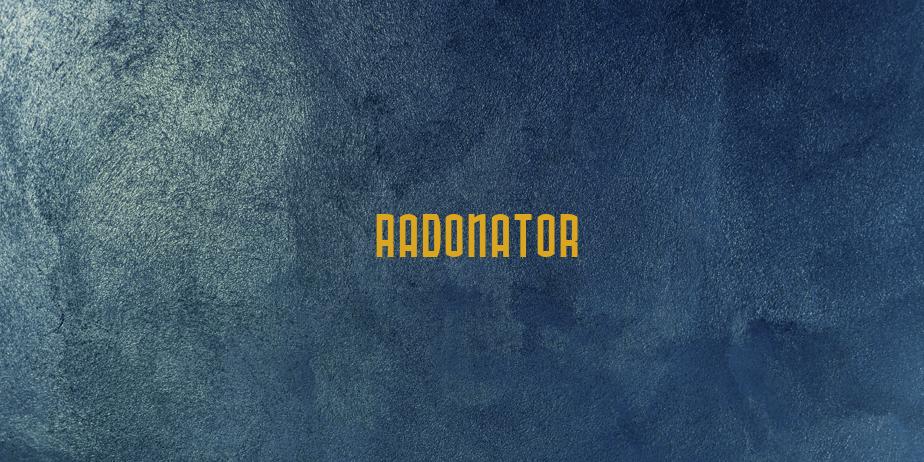 Fonte Radonator