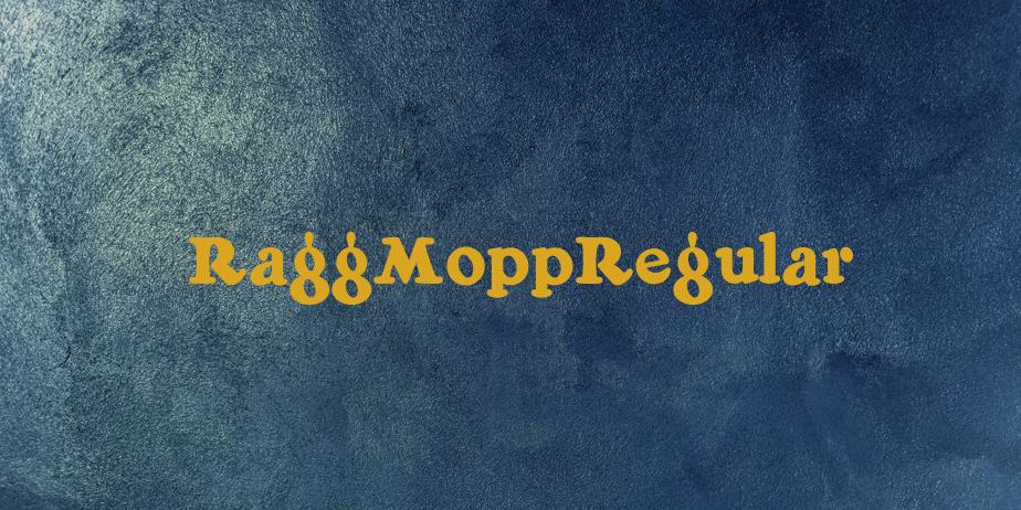 Fonte RaggMoppRegular