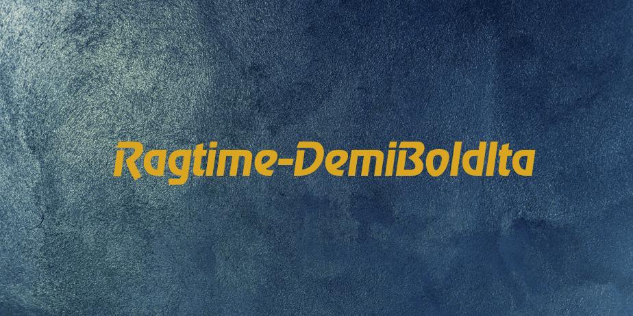 Fonte Ragtime-DemiBoldIta