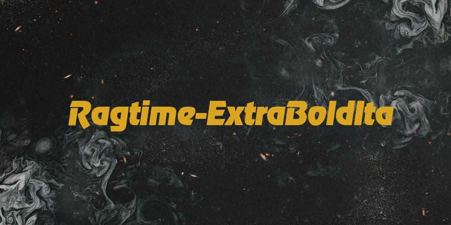 Fonte Ragtime-ExtraBoldIta