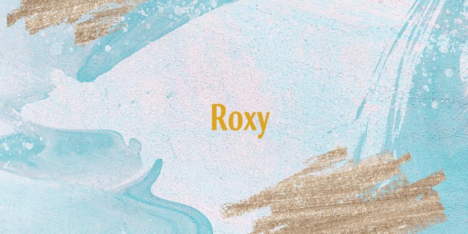 Fonte Roxy