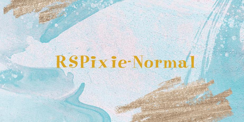 Fonte RSPixie-Normal