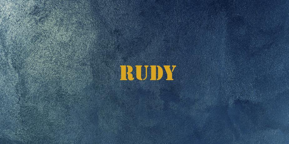 Fonte Rudy