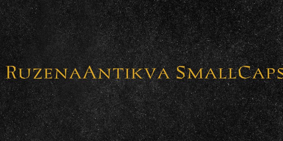 Fonte RuzenaAntikva SmallCaps