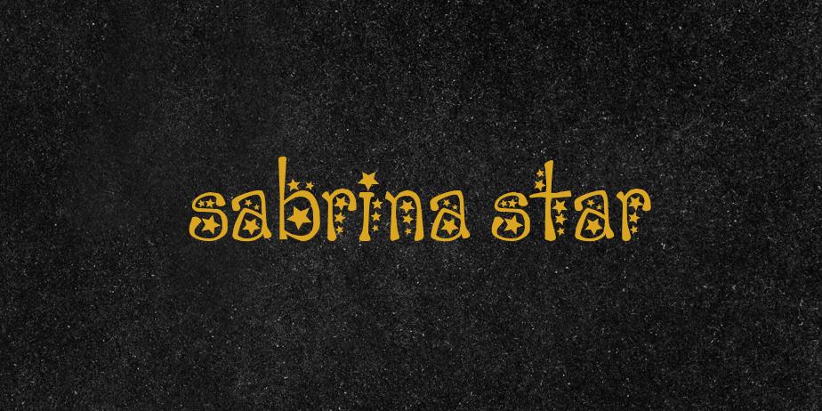 Fonte sabrina star