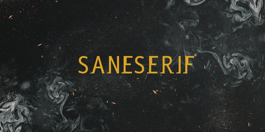 Fonte saneserif