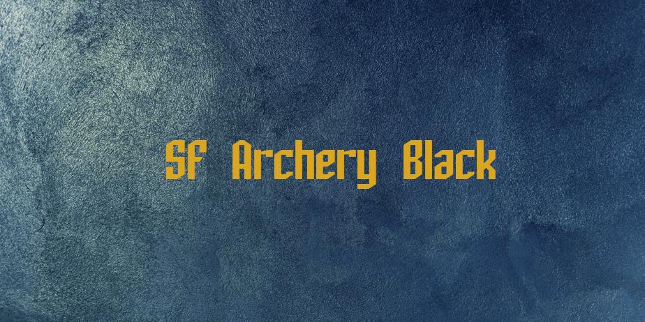 Fonte SF Archery Black