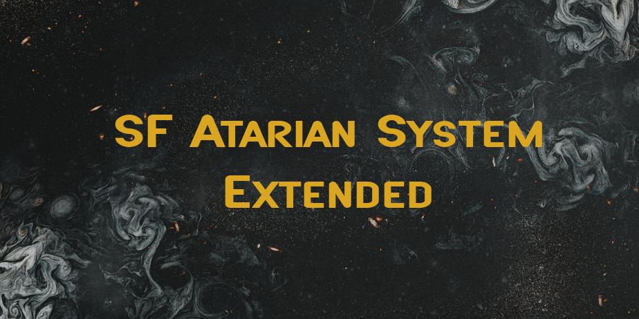 Fonte SF Atarian System Extended