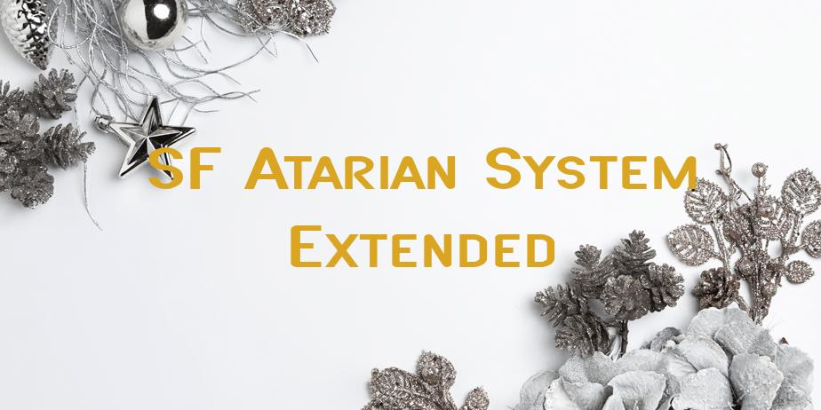 Fonte SF Atarian System Extended