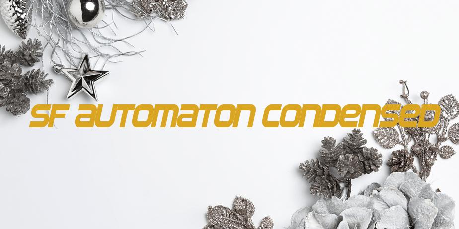 Fonte SF Automaton Condensed