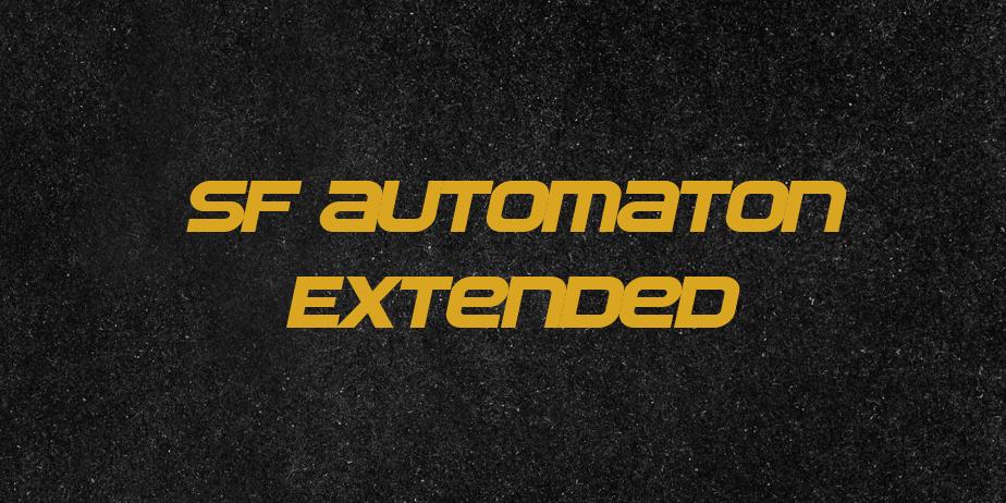 Fonte SF Automaton Extended