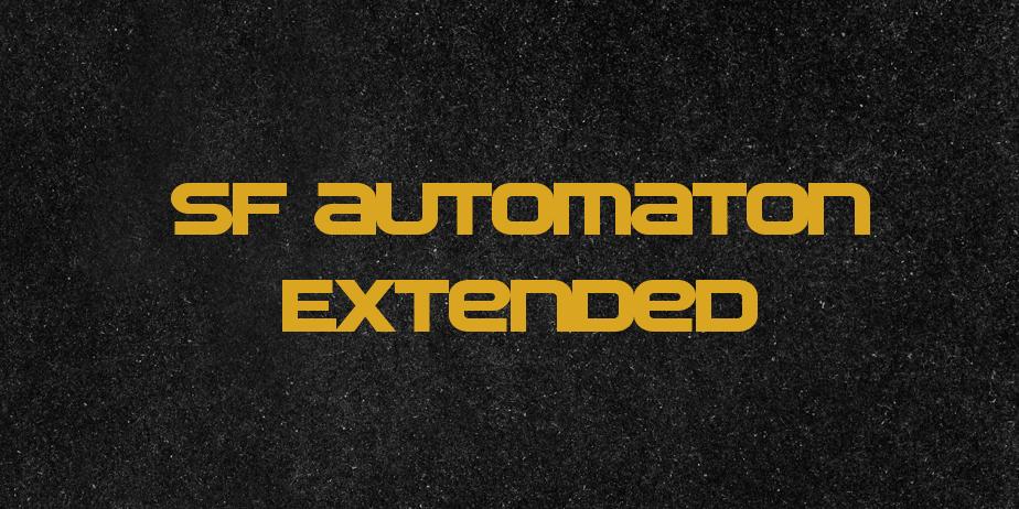 Fonte SF Automaton Extended