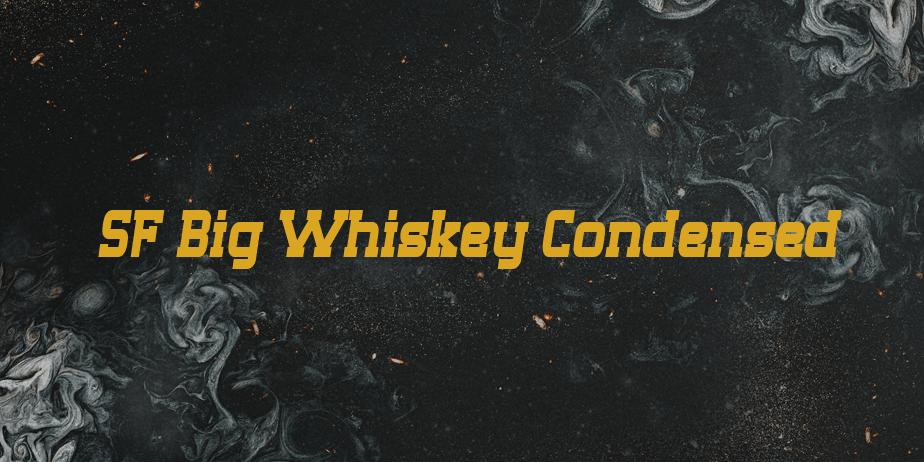 Fonte SF Big Whiskey Condensed