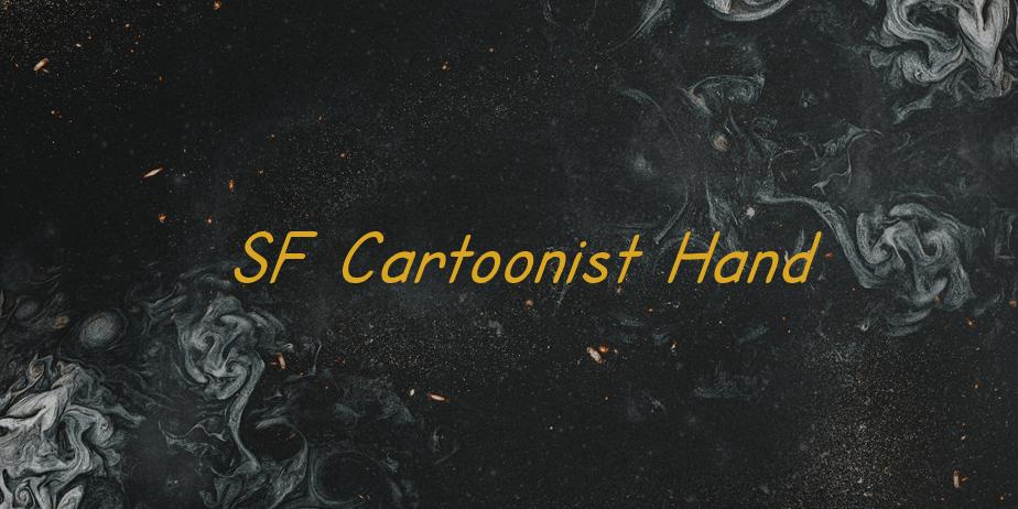 Fonte SF Cartoonist Hand