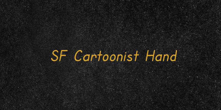 Fonte SF Cartoonist Hand