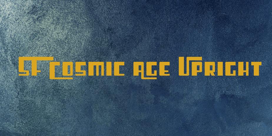 Fonte SF Cosmic Age Upright