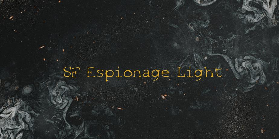 Fonte SF Espionage Light