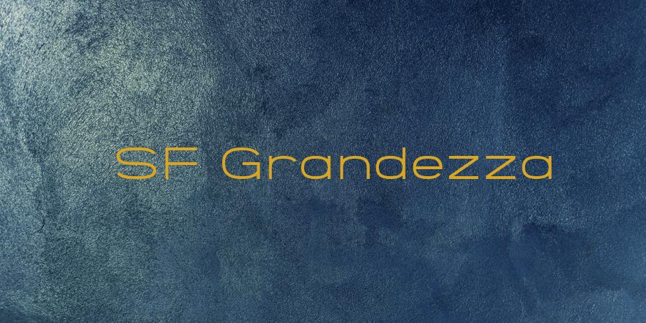 Fonte SF Grandezza