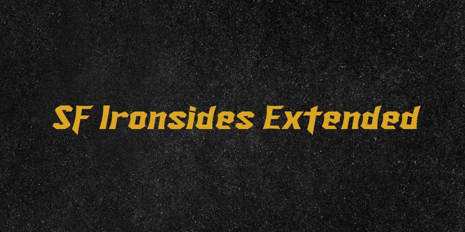 Fonte SF Ironsides Extended