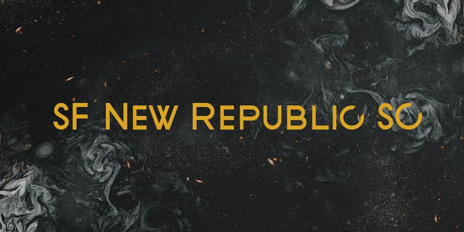 Fonte SF New Republic SC