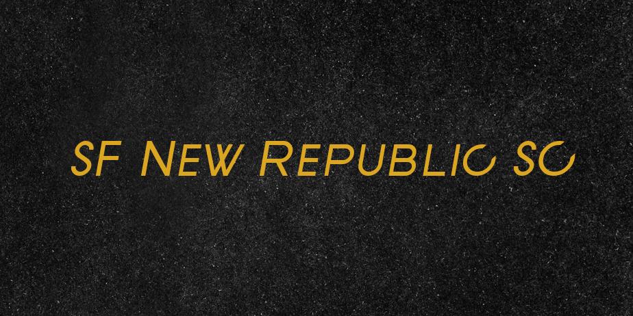 Fonte SF New Republic SC