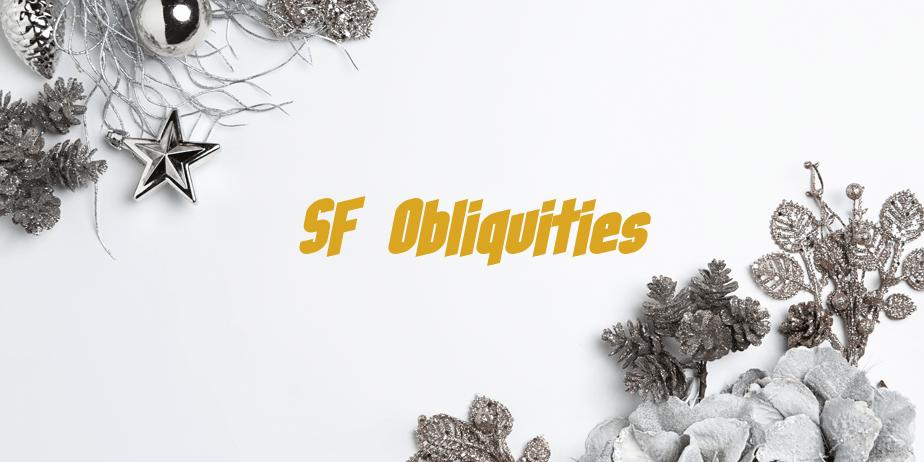 Fonte SF Obliquities